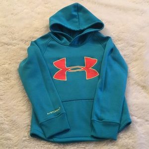 Girls Under Armour Storm hoodie- Size YXS (6)